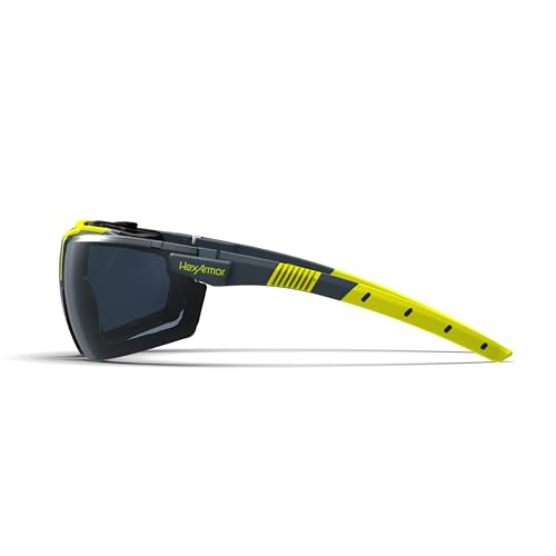 HexArmor VS300 Safety Glasses with Adjustable Side Arms Z87+ for Men and Women - color: Variomatic