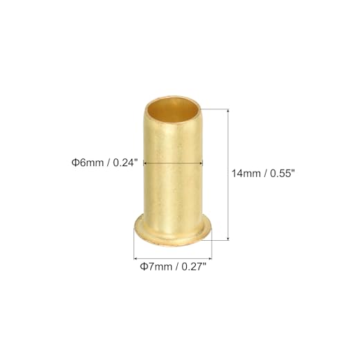 PATIKIL Brass Compression Insert for 5/16" Tube OD, 10 Pack Insert Tube Support Compression Fitting Assortment Kit for Water Oil Air Pipe - size: 5/16"