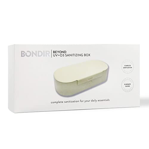 Beyond UV+O3 Sanitizer Box and Universal Charger UV and Ozone Disinfector for Phone, Mask, Makeup Brush, Nail Tool (Almond Oil)