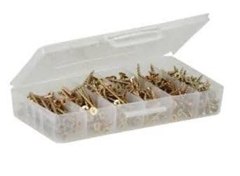 AKW Drywall Screws Assortment Kit #6 Wood Screws, 335pcs Carbon Steel, Yellow Zinc Coating, Phillips Driver, Bugle Head 6 Sizes 1",1-1/4" 1-1/8", 1-5/8", 2", 2-1/4"
