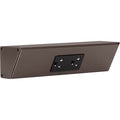 Task Lighting TR Series Angle Power Strip, 9 inch, 1 Dual Receptacles, Bronze - color: Bronze, size: 9 Inch
