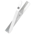 Bona Fide Beauty Czech Glass Nail File (Clear Color) with Silver Hardcase | Genuine Czech glass nail file for natural nails, keratin sealing nail file, fingernail file with protective case - color: Clear