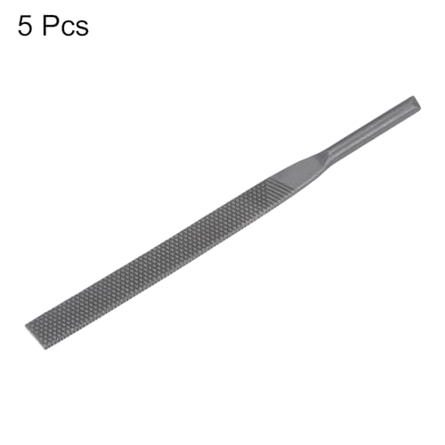 uxcell Pneumatic Air File Set Coarse Tooth 5mmx125mm Flat File Grinding Tool 5Pcs