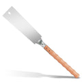 Japanese Pull Saw of Double Edge,10 Inch Hand Saw of 7-10/18 TPI Gradient Teeth, SK5 Flexible Replaceable Blades,with Non-Slip Bamboo Knot wooden Handle,Woodworking Tool for Hardwood & Softwood. - size: 10Inch