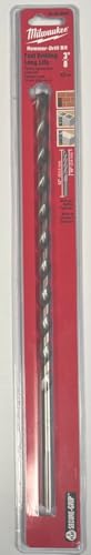 Milwaukee Electric Tool 48-20-8822 Electric Percussion Hammer Drill Bit, 3/8" - size: 3/8-by-10-by-12-Inch