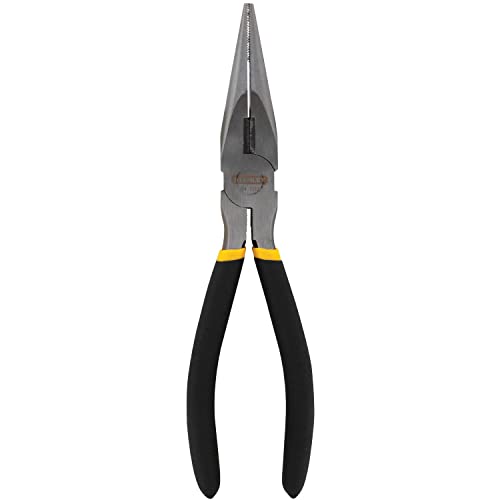 Stanley Tools Plier Long Nose 8In Cush Hndl 84-102 - size: 8-Inch