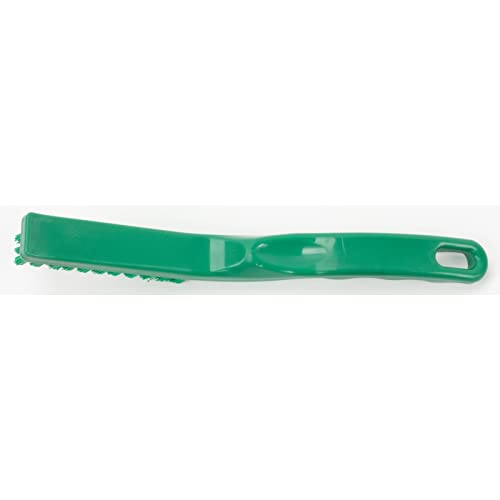 SPARTA Detail Brush Grout Brush, Crevice Brush with Hanging Hole for Bathroom, Kitchens, Countertop, Plastic, 9 Inches, White - color: Green, size: 9 Inches