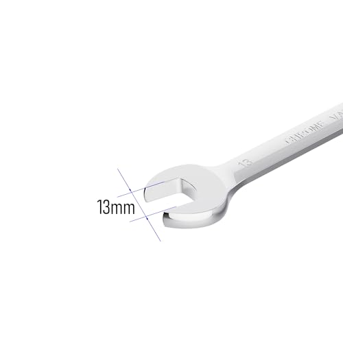 13mm Flex-Head Ratcheting Combination Wrench, 13mm Metric - size: 13mm