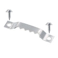 Sawtooth Picture Hangers, 50 pcs Small Picture Hanging Hook, Silver Picture Hangers with Screws Picture Hang Solutions, Picture Hanging Hardware for Paintings, Photos Frame, Artwork, Home Decor, Clock - size: Silver 50 pcs
