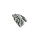 SPARTA Scrub Brush with Iron Shaped Handle and Stiff Bristles, Heavy Duty Scrubber Brush for Kitchen, Bathroom, Shower, Tile, Sink, Carpet and Bakepans, Polypropylene, 6 Inches, Gray - color: Gray, size: 6 Inches (Pack of 1)