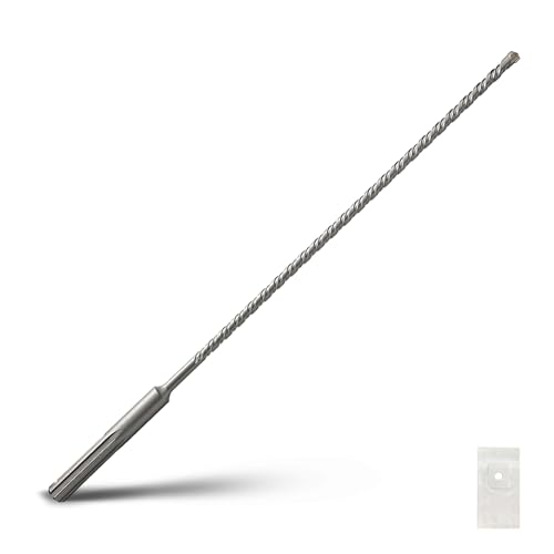 3/8 x 23.6 SDS Max Rotary Hammer Drill Bit, 10x600mm Masonry Drill Bit - size: 10mm ( 3/8 in ) Diameter, style: Length :600mm / 23.6 inch