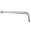 Shower Arm with Flange, 24 Inches Wall Mount Replacement Extension Showerhead Arm For Fixed Shower Head, Chrome - color: Chrome, style: 24 Inch