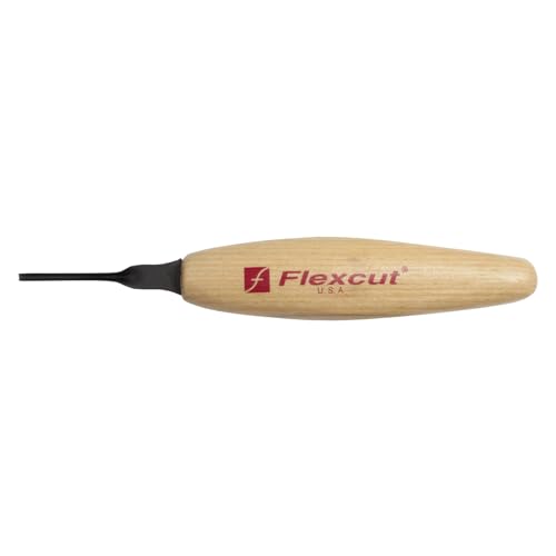 FLEXCUT Micro Shallow/Deep U-Gouge, Razor Sharp High Carbon Cutting Blade - color: Micro Shallow U-Gouge, size: 1.5 mm