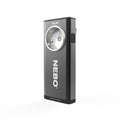 NEBO SLIM Pocket Flashlight | 500 Lumens, Rechargeable Mini EDC Work Light, Magnetic Base & Dimmable Brightness, Durable & Water Resistant, Includes Charging Cable — Black - style: 500 Lumens - Black