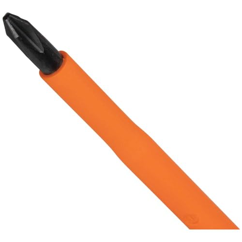 Klein Tools 85073INS Insulated Screwdriver Set, Made in USA, features 1000V Phillips, Slotted and Square Tips, Cushion Grip Handles, 3-Piece - style: Insulated Set