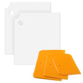 Minatee 2 Pcs 12 x 12 Inch Plastic Body Filler Mixing Board - size: 12 x 12 Inch