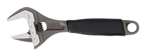 BAHCO Black Finish Adjustable Wrench, Big Opening 9029
