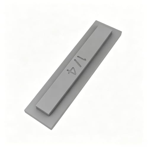 Trim Reveal Tool - 1/4 Precision Trim Gauges - Non-Damaging Hard Plastic Door Reveal Marking Tools - Accurate Jamb Marking - Wood Reveal Spacing Tool (Grey) - size: 1/4 grey
