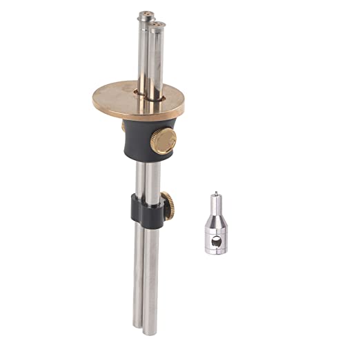 LiebeWH Wheel Marking Gauge Double Blade Woodworking Scriber with Adjustable Ruler for Precision Carpentry (biaxial) - size: 1 Count (Pack of 1)