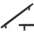 Amerdeco 10 Pack Matte Black Knurled Cabinet Pulls 7.5 Inch Hole Centers Kitchen Cabinet Handles Hardware Kitchen Handles for Cabinets Handles IH0006… - color: Matte Black, size: 7.5"/192MM Hole Center