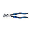 Klein Tools J2000-9NE Side Cutter Linemans Pliers, Made in USA, High Leverage 9-Inch Pliers Cut ACSR, Screws, Nails, Wire - style: Cuts