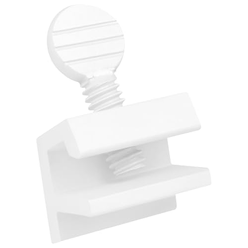 "Nuk3y Sliding Window Security Locks (White, 8 Pack)" - color: White, size: 8 Pack