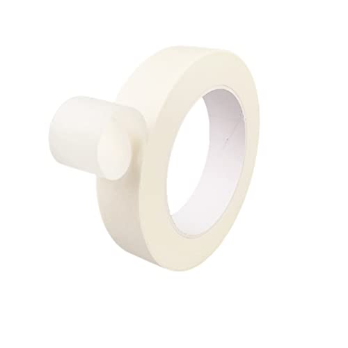 Beige White Masking Tape, 1 Inch x 55 Yards, 2 Rolls - color: Beige White