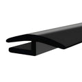 WZP 1.7M/5.6Ft Windshield Cowl Seal Strip, Rubber Auto Weather Sealing Protection, H-Shape Self Adhesive Cuttable Sunroof Window Seal Strip, Universal for Car Truck SUV (Black)