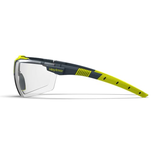 HexArmor VS300 Safety Glasses with Adjustable Side Arms Z87+ for Men and Women - color: Clear / Anti Fog Anti Scratch