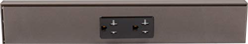Task Lighting TR Series Angle Power Strip,12 inch, 1 Dual Receptacle, Bronze - color: Bronze, size: 12 Inch