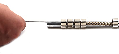 6mm/ 0.25" Diameter Brass Wire Tube Brush Cleaning Tool , Pipe Cleaners Brush for Tube Bottle Pipe Welding Slag and Rust Remove Cleaner Tool , 10pcs - size: 6mm/0.25"