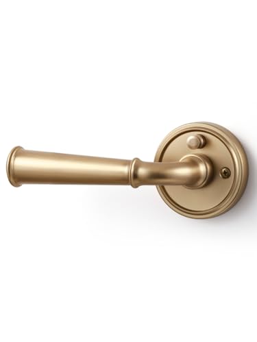 Door Handle Champagne Bronze Privacy Door Door Lever, 1 Pack - color: Champagne Bronze