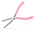 7.5" Long Flat Nose Pliers Serrated Jaw Extra Long Nose Plier Duckbill Pliers Jewelry Making Supplies for Jewelry Making, Fishing, Wire Wrapping, Flat Plier for Hard to Reach Narrow Spaces - style: 7.5" Flat Nose Plier Serrated Jaw