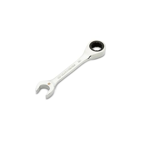 GEARWRENCH 11mm 90-Tooth 12 Point Stubby Combination Ratcheting Wrench | 86841 - style: 11mm