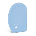 Silicone Dough Scraper with Metal Core Flexible Bowl Scraper Bread Baking - color: Blue