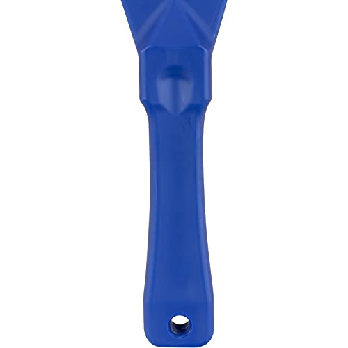 SPARTA Polypropylene Scraper Tool Food Safe Scraper for Removing Caked-On Residue in Commercial Kitchens, Plastic, 7.82 x 3 Inches, Blue - color: Blue