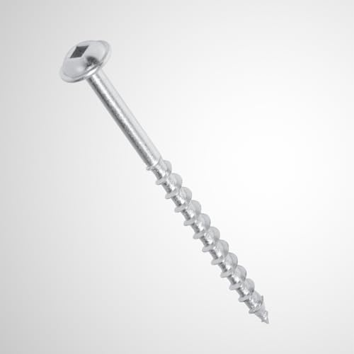 POWERTEC 100 PK Pocket Hole Screws, Maxi-Loc Head, #2 Square Drive, 2-1/2" Coarse Thread for Pocket Hole Jig, Heavy-Duty Workbenches, Lumber, Large Table Legs & Planter Boxes (72266) - style: 100PK 2-1/2" Coarse Maxi-Loc Screws