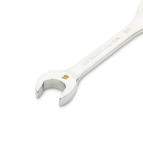 GEARWRENCH 10mm 90T 12 Point Stubby Combination Ratcheting Wrench | 86840 - style: 10mm