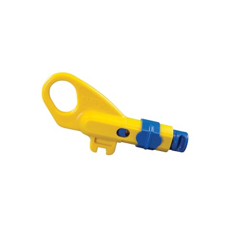 Klein Tools VDV110-295 Data and Coaxial Cable Combination Radial Stripper - style: Twisted Pair and COAX Prep Tool