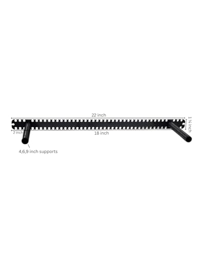 Floating Shelf Brackets - Sheppard Brackets - Easy Install - Heavy Duty (22 inch with Build Kit) - size: 22 inch with Build Kit