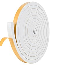 Self-Adhesive High Density Foam Insulation Strips - 1/2in x 3/8in x 16.5Ft Weatherstrip with Strong Adhesive for Door and Window Soundproofing - size: 1/2in x 3/8in x 16.5Ft