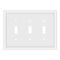 Triple Toggle Light Switch Cover Plate - size: 3 Gang Triple Toggle