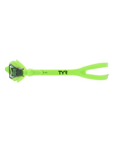 TYR Kids' Swimple Goggles - Colorful Swim Goggles for Beginners - color: Smoke/Green