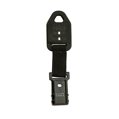 Klein Tools 69417 Rare-Earth Magnetic Hanger, with Strap - size: Magnetic Hanger with Strap (Pack of 1)