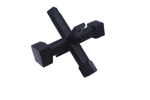 6 Way Countersunk Clean Out Plugs Wrench Compatible with Pasco J40042 Plumbing Wrench