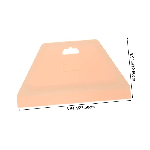 LIFKOME Wallpaper Smoothing Tool Kit 2 Pcs Plastic Scraper for Wallpaper Application Peel and Stick Wall Coverings Vinyl Films Air Bubble Removal Rounded Corners 8.85 X 4.92 X 0.11 in