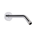 Shower Arm with Flange and Teflon Tape, Wall Mounted Shower Pipe 304 Stainless Steel Extension Arm for Fixed Shower Head & Handheld (8 Inch, Chrome) - color: Chrome, style: 8 Inch