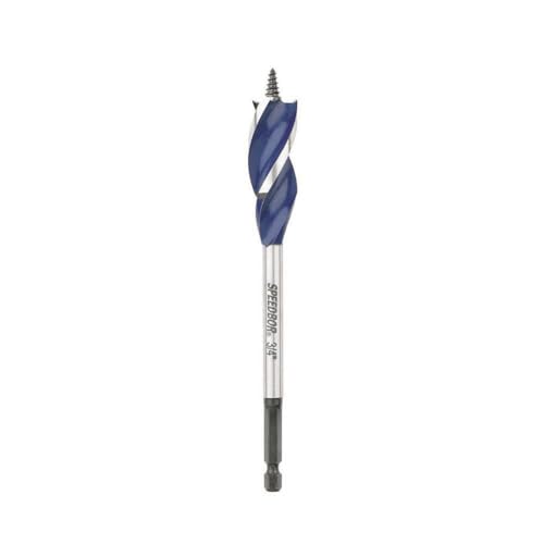 IRWIN SPEEDBOR Tri Flute Wood Drill Bit 11/16"(3041016), Black - size: Pack of 1, style: 11/16-Inch Bit