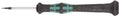 Wera 05118062003 Kraftform Micro 2054 Hexagon Electronics Precision Screwdriver, 0.9mm Head, 40mm Blade Length - size: Hexagon 0.9mm Head, 40mm Blade