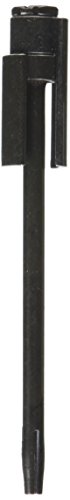 Perfect Products Residential Hinge Pin Door Stop Matte Black, Durable Carbon Steel Bumperless Design, Requires 0.25 Inch Clearance, Ultra-Low Profile Hinge Mounted with Easy No-Tool Installation